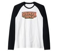 Stranger Things Hawkins High School Logo Manche Raglan