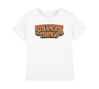 Stranger Things Hawkins High School Logo T-Shirt Enfant, Blanc, 12-13 A
