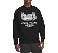 Stranger Things Hawkins Lab Logo Unisex Sweatshirt, Black, XXL