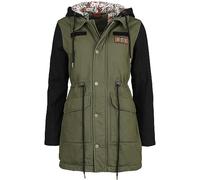 Stranger Things Hellfire Club Femme Parka vert/noir L 100% Coton