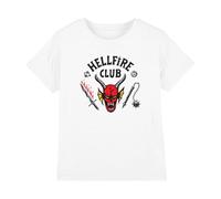Stranger Things Hellfire Club Kids T Shirt, Athletic Heather, 9-11