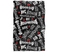 Stranger Things Hellfire Club Logo Pattern Plaid Ultra Doux au Toucher Soyeux - 91 x 147 cm