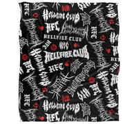 Stranger Things Hellfire Club Logo Pattern Silky Touch Super Soft Throw Blanket 152 X 127 Cm