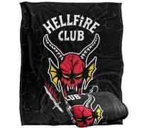 Stranger Things Hellfire Club Logo Silky Touch Super Soft Throw Blanket 152 x 127 cm