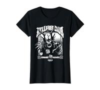 Stranger Things Hellfire Club Mono T-Shirt, Femme, Noir, M
