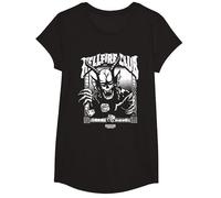 Stranger Things Hellfire Club Mono T-Shirt, Fille, Noir, L