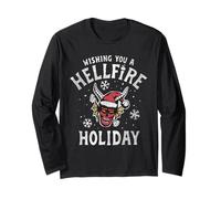 Stranger Things Hellfire Holiday Officiellement licencie Manche Longue