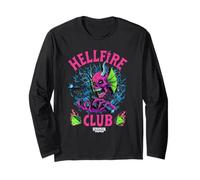 Stranger Things Hellfire Neon Dice Manche Longue