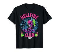 Stranger Things Hellfire Neon Dice T-Shirt