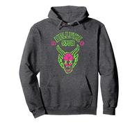 Stranger Things Hellfire Neon Sketch Logo Sweat à Capuche, Unisexe pour Adultes, Chiné Foncé, XL