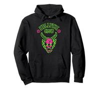 Stranger Things Hellfire Neon Sketch Logo Sweat à Capuche, Unisexe pour Adultes, Noir, S