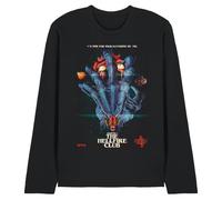 Stranger Things Hellfire Poster Unisex Long Sleeve T Shirt, Black, XX-Large