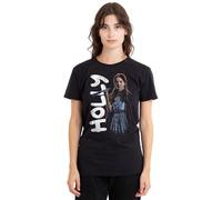 Stranger Things Holly Neo Homage Ladies T Shirt, Black, XX-Large