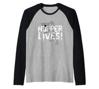 Stranger Things : Hopper vit Demogorgon Halloween Manche Raglan