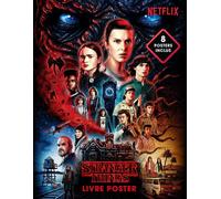 Stranger Things - Livre poster - Netflix - Hachette Jeunesse - broché - Document jeunesse