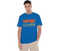 Stranger Things Lucas Wsqk Squawk T-Shirt Unisexe, Bleu Royal, M