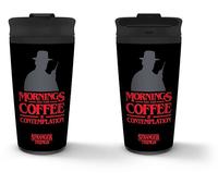 Stranger Things Metal Travl Mug 99 Noir Taille unique Unisex