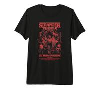 Stranger Things Mindflayer Group Horror Movie Poster T-Shirt Haut de Gamme