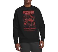 Stranger Things Mindflayer Group Horror Movie Poster Unisex Sweatshirt, Black, XXL