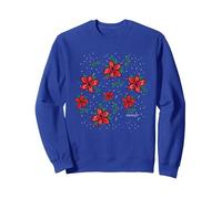 Stranger Things Motif Houx Demogorgon de Noël Sweatshirt, Unisexe pour Adultes, Bleu Royal, S