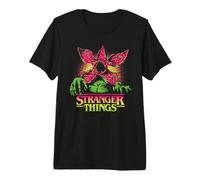 Stranger Things Neon Demogorgon T-Shirt Haut de Gamme