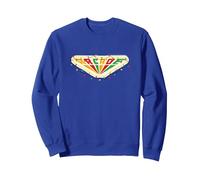 Stranger Things Palace Arcade Lumières de Noël Sweatshirt, Unisexe pour Adultes, Bleu Royal, XL