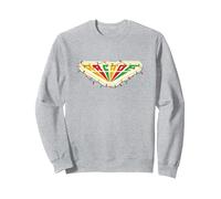Stranger Things Palace Arcade Lumières de Noël Sweatshirt, Unisexe pour Adultes, Gris Chiné, XXL