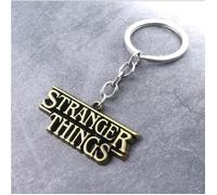 Stranger Things Pendentif Porte-Clés Lettrage Tv Bijoux Onze Porte-Clés Accessoires De De Mode_Argent
