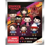 Stranger Things Plush Bag Clip Series 1 - Sac aveugle en peluche (un personnage aléatoire) - 12,7 cm - Clip de sac à collectionner - Accessoire de sac à dos | Produit sous licence officielle