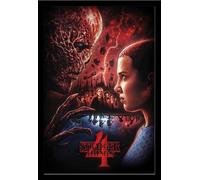 Stranger Things - Poster - 4 - You Will Lose + cadre amovible, Shinsuke® Maxi MDF noir, vitre acrylique