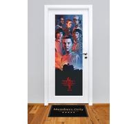 Stranger Things - Poster de Porte - Saison 4 + 2 St Posterleiste Holz 61 cm noir