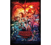 Stranger Things Poster Seasons Montage
