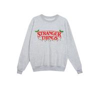 Stranger Things Pull de Noël Pull de Noël pour Hommes | Pulls de Noël pour Hommes | Gris | XX-Large