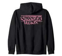 Stranger Things Punk Logo Pink Sweat à Capuche
