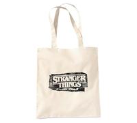 Stranger Things Punk Logo Sac Fourre-Tout Réutilisable Pour Faire Ses Courses, Couleur Naturelle