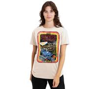 Stranger Things Retro Sketch Cover Ladies T Shirt, Natural, X-Large