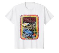 Stranger Things Retro Sketch Cover T-Shirt, Enfant, Blanc, 2 Ans