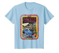 Stranger Things Retro Sketch Cover T-Shirt, Enfant, Bleu Céleste, 8 Ans