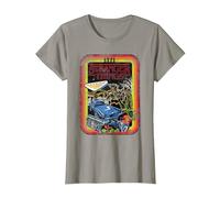 Stranger Things Retro Sketch Cover T-Shirt, Femme, Ardoise, XL
