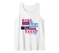 Stranger Things Rink-O-Mania Patins à roulettes Motif Noël Débardeur, Homme, Blanc, S