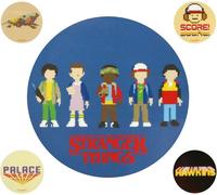 Stranger Things - Salle d'arcade - Autocollants Lot de 5 - Vinyle TA928 (Taille unique) (Coloré)