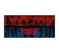 Stranger Things (Scène) XL Sous-main - Produit officiel Netflix par Pyramid International, 81 cm x 36 cm, tapis de jeu et de bureau avec motif scène Hawkins
