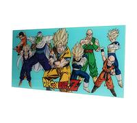 DRAGON BALL-IMPRESSION EN VERRE-HEROES-60X30 CM