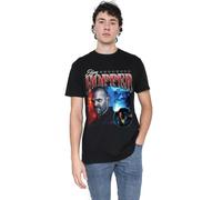 Stranger Things Season Four Jim Hopper Homage Unisex T Shirt, Black, Noir, L Mixte