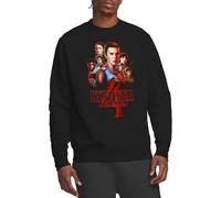 Stranger Things Season Four Poster Unisex Sweatshirt, Black, Large