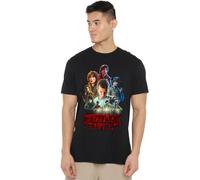 Stranger Things Season One Poster Unisex T Shirt, Black, XX-Large