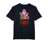 Stranger Things Season Three Poster T-Shirt, Homme Grandes Tailles, Noir, 5X Tall