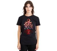 Stranger Things Season Two Poster Ladies T Shirt, Black, Small