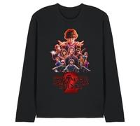Stranger Things Season Two Poster Unisex Long Sleeve T Shirt, Black, X-Large