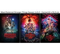 stranger Things Set of 3 - Seasons 1, 2 and 3 - Posters 61x91.5 cm each